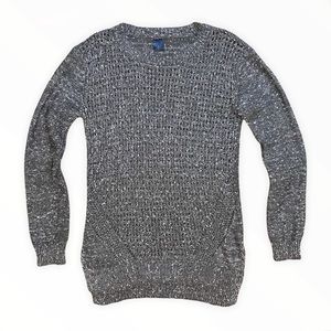 Madison Lilly Grey Yanna Textured Pullover / Size Small